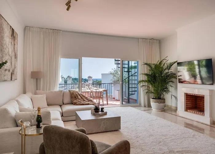 アパート Luxury Penthouse With Sea View In Paraiso Pueblo